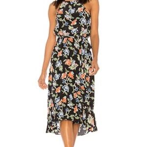 Joie Floral Deme Silk Midi Dress